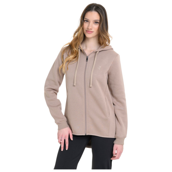 Target Γυναικεία ζακέτα Long Round Hem Fleece Jacket